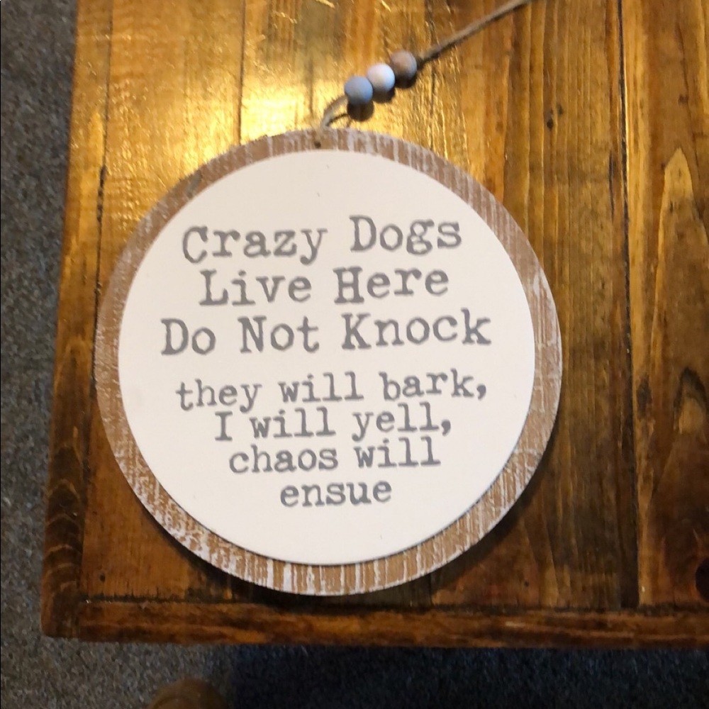 Wall sign or front door sign